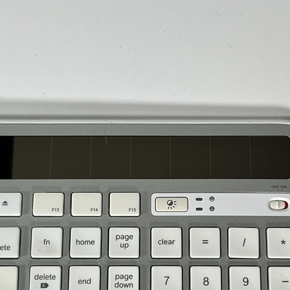 Tested Logitech K750 Wireless Keyboard Solar Recharging With Dongle Tested Works